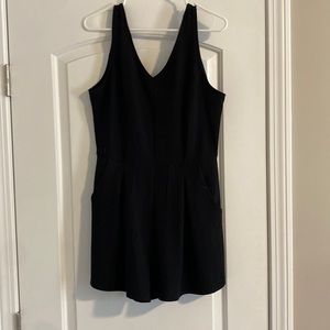 Black shorts Romper with pockets size L